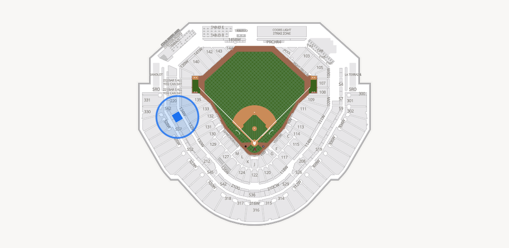 Chase Field Seating Chart