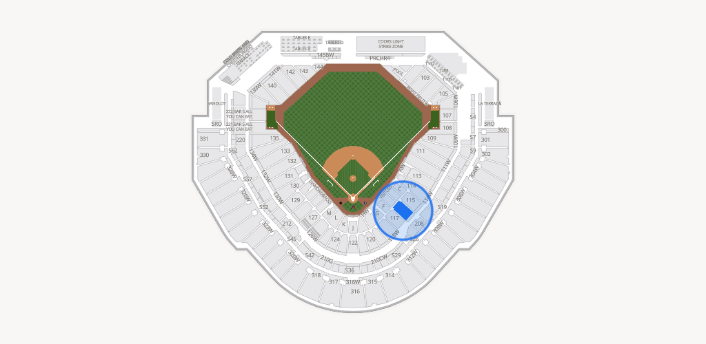 Chase Field Seating Chart