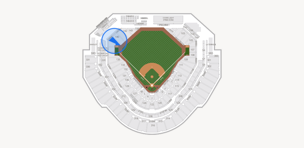 Chase Field Seating Chart