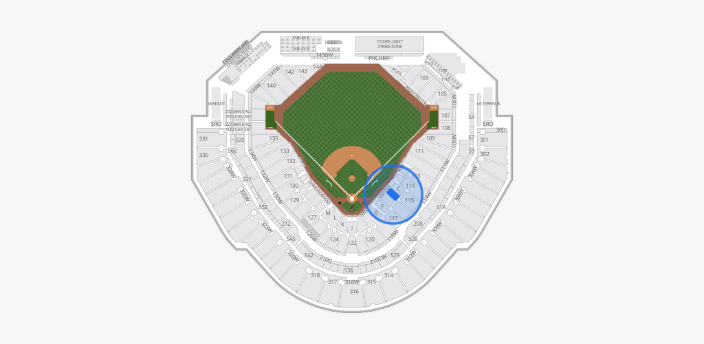 Chase Field Seating Chart