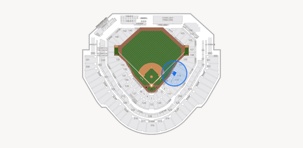 Chase Field Seating Chart