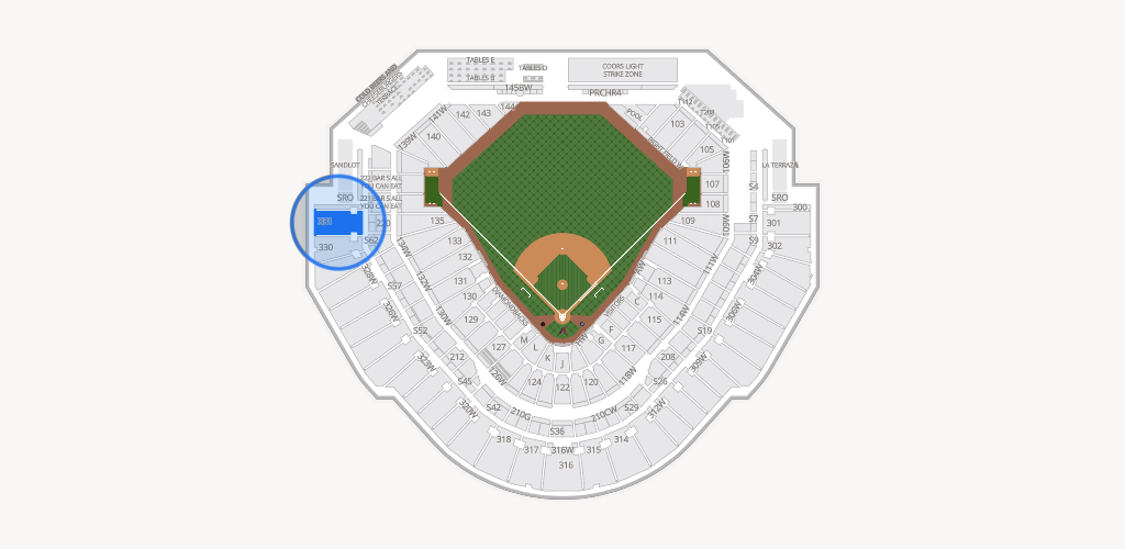 Chase Field Seating Chart