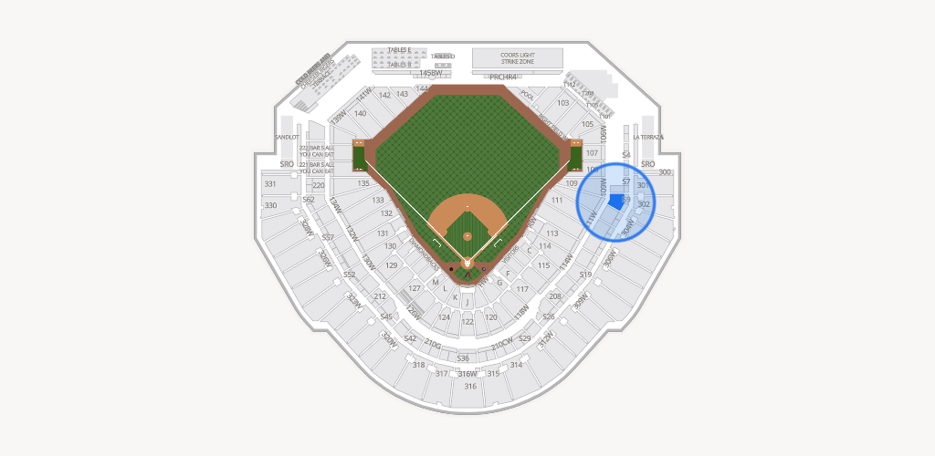 Chase Field Seating Chart