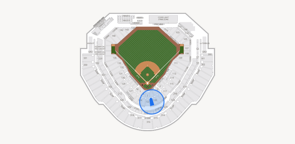 Chase Field Seating Chart