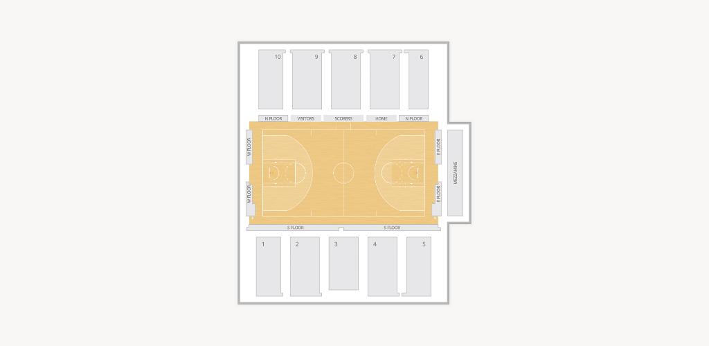 Chase Fieldhouse Seating Chart