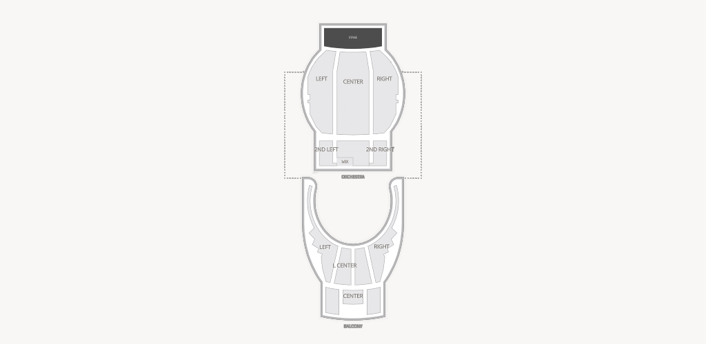 Chevalier Theatre Seating Chart