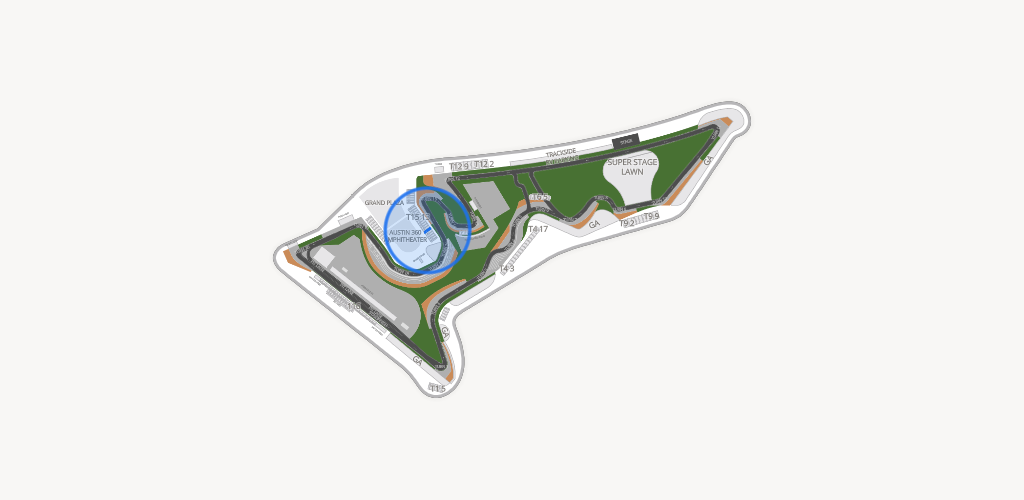 Circuit of The Americas Seating Chart