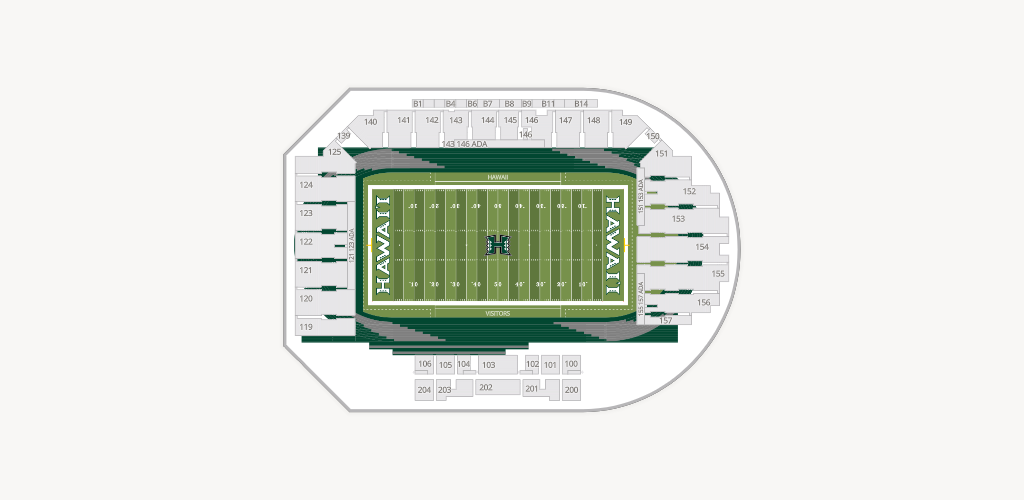 Clarence T.C. Ching Athletics Complex Seating Chart