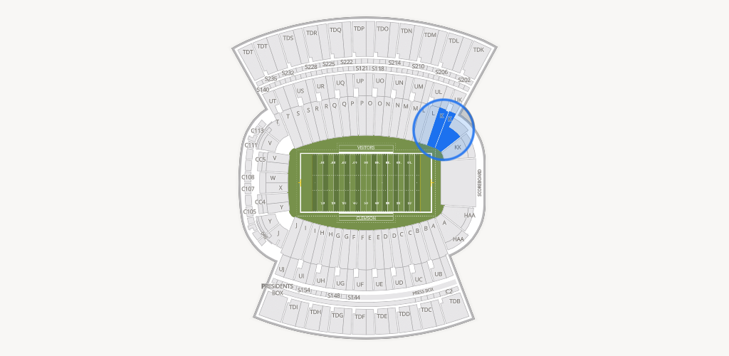 Clemson Memorial Stadium Seating Chart