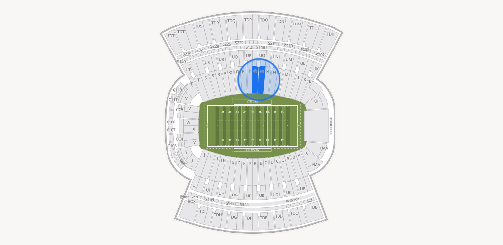 Clemson Memorial Stadium Seating Chart