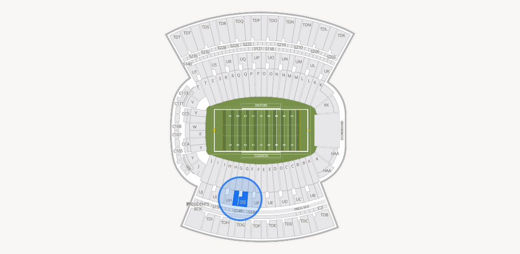 Clemson Memorial Stadium Seating Chart