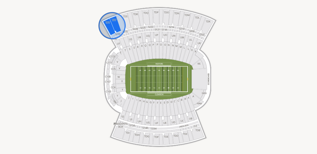 Clemson Memorial Stadium Seating Chart