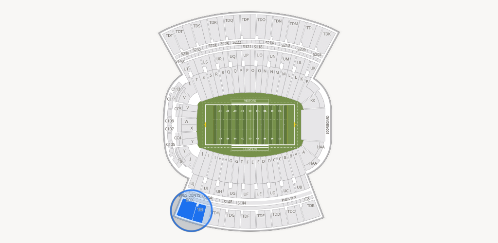 Clemson Memorial Stadium Seating Chart