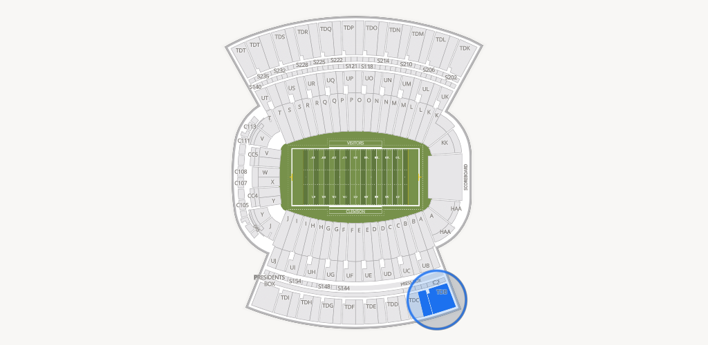 Clemson Memorial Stadium Seating Chart