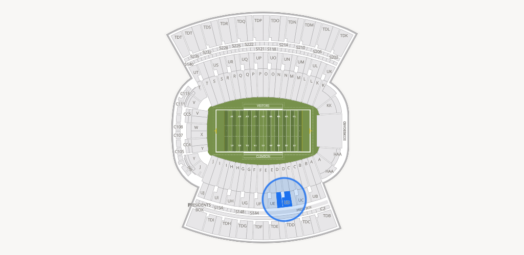 Clemson Memorial Stadium Seating Chart