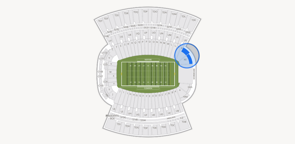 Clemson Memorial Stadium Seating Chart