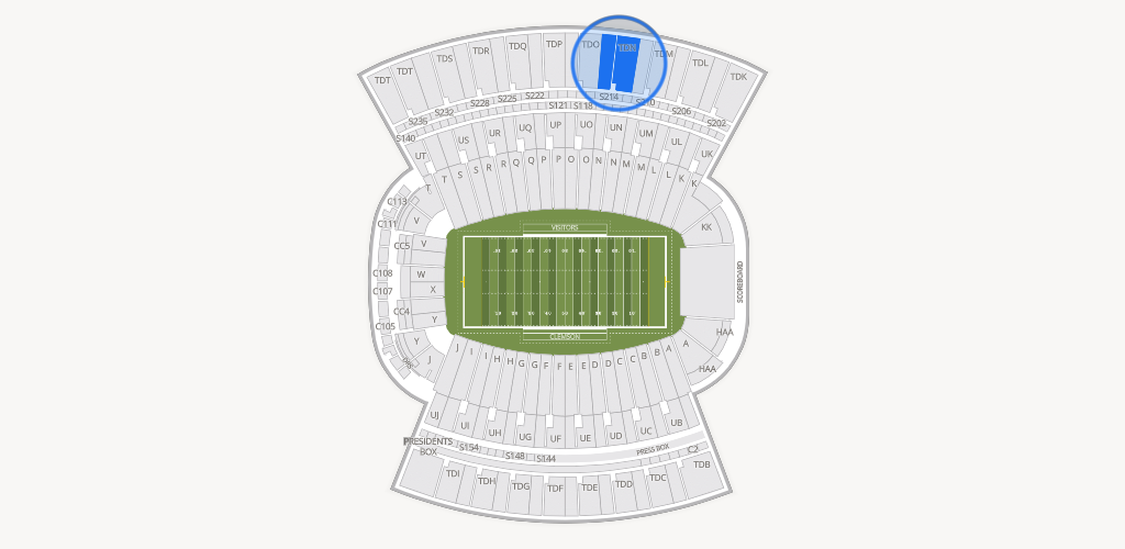 Clemson Memorial Stadium Seating Chart