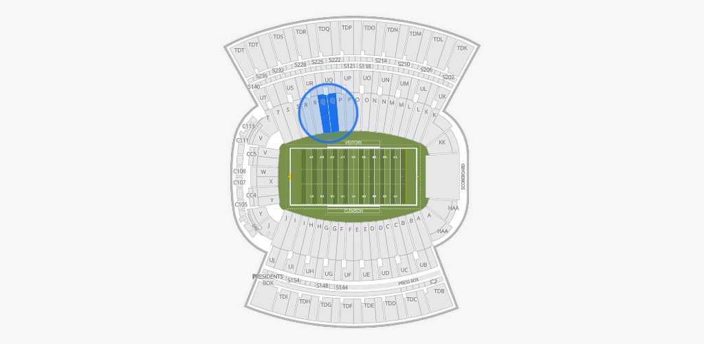 Clemson Memorial Stadium Seating Chart