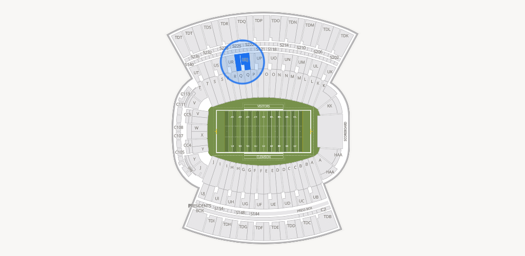 Clemson Memorial Stadium Seating Chart