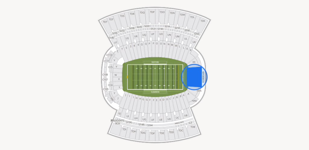 Clemson Memorial Stadium Seating Chart