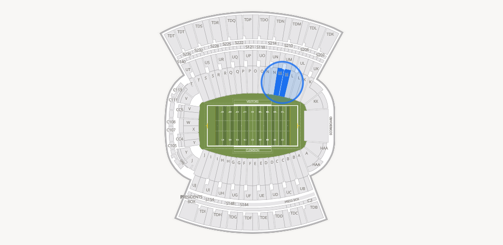 Clemson Memorial Stadium Seating Chart