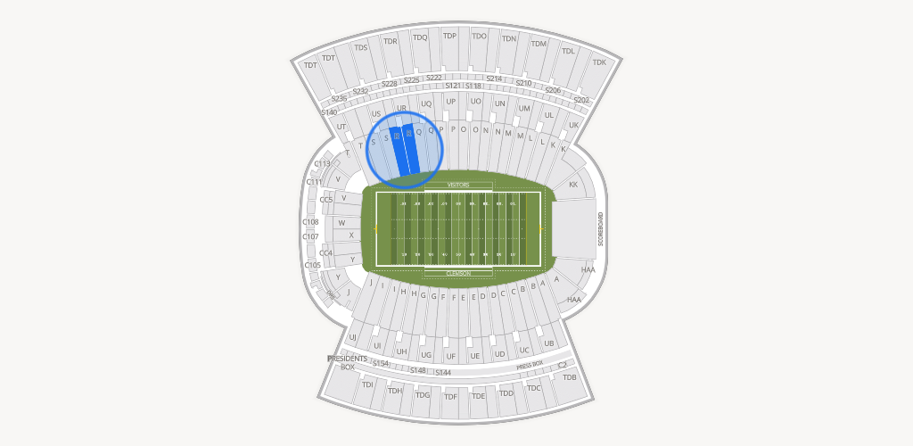 Clemson Memorial Stadium Seating Chart