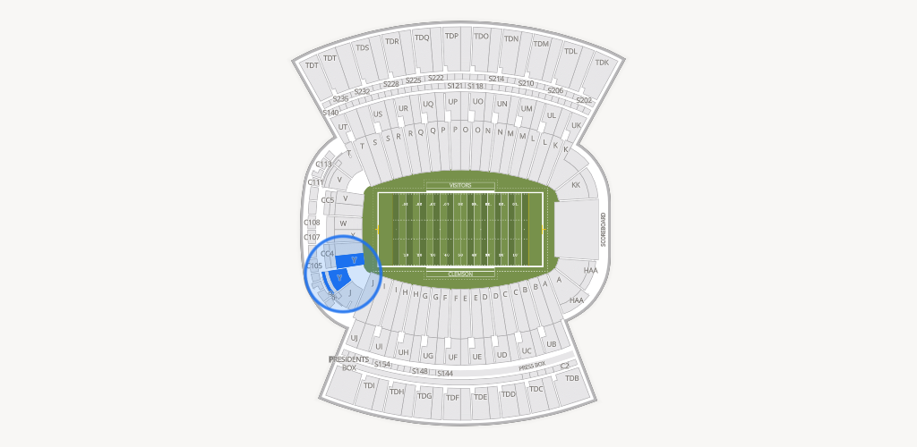 Clemson Memorial Stadium Seating Chart