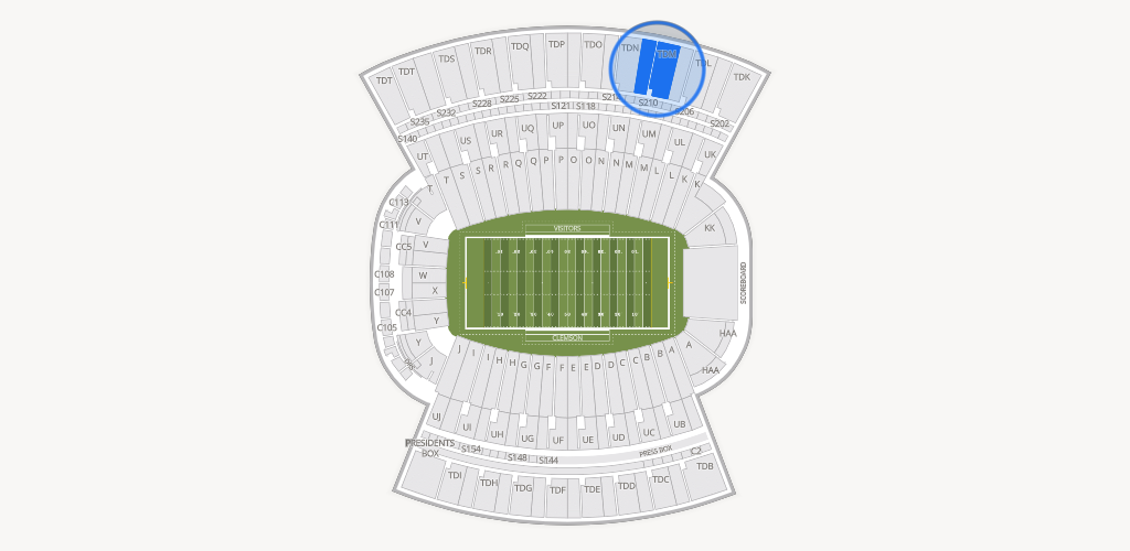 Clemson Memorial Stadium Seating Chart
