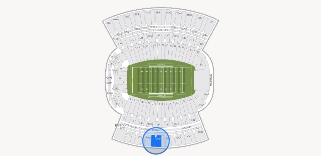 Clemson Memorial Stadium Seating Chart