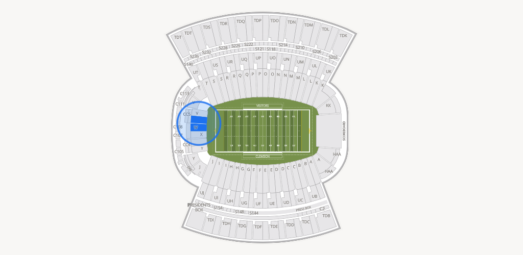 Clemson Memorial Stadium Seating Chart