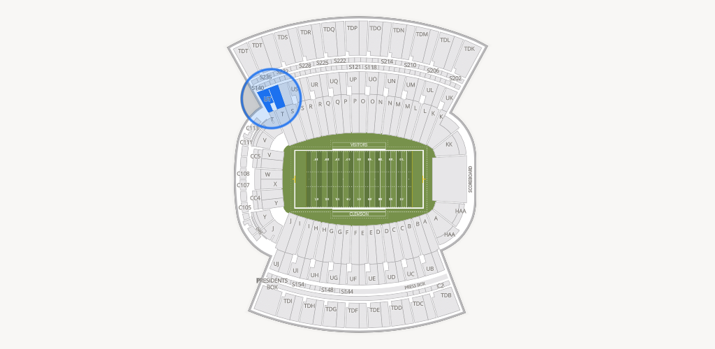 Clemson Memorial Stadium Seating Chart