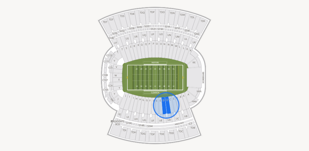Clemson Memorial Stadium Seating Chart