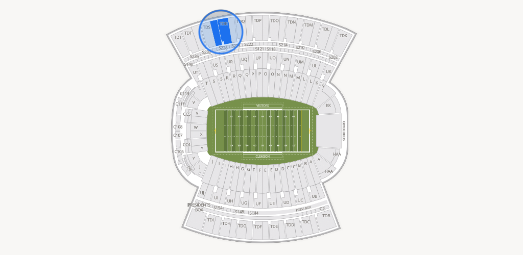 Clemson Memorial Stadium Seating Chart
