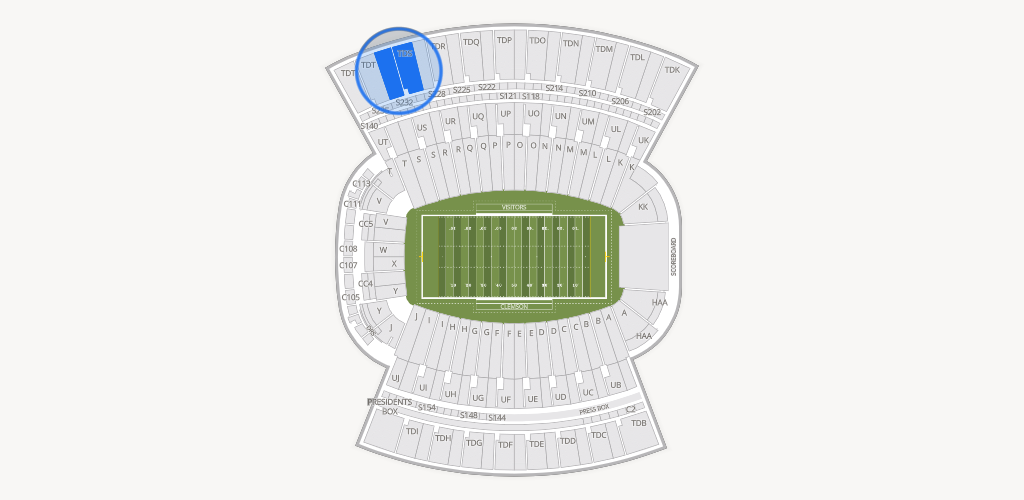 Clemson Memorial Stadium Seating Chart