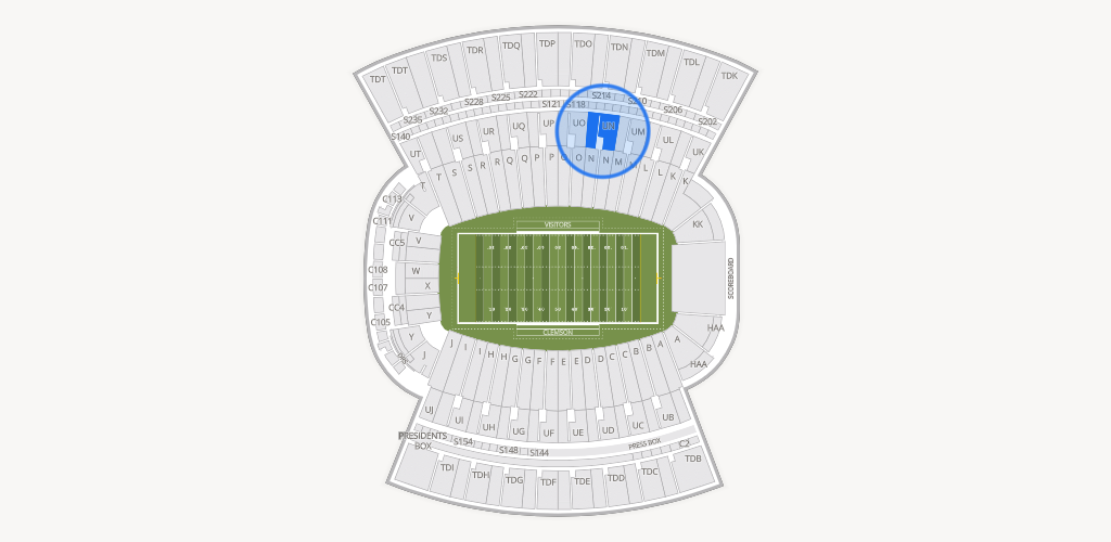 Clemson Memorial Stadium Seating Chart