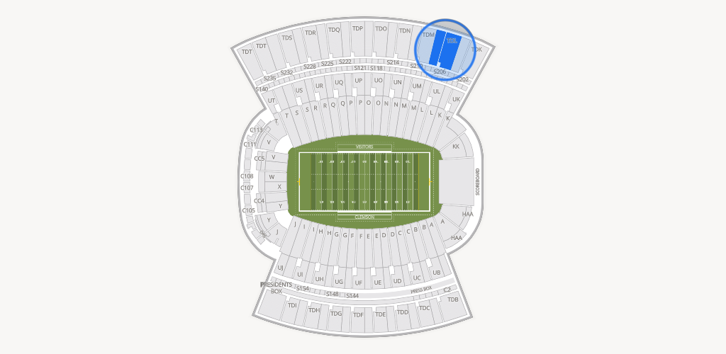Clemson Memorial Stadium Seating Chart
