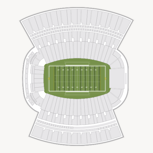 Clemson Memorial Stadium seating chart