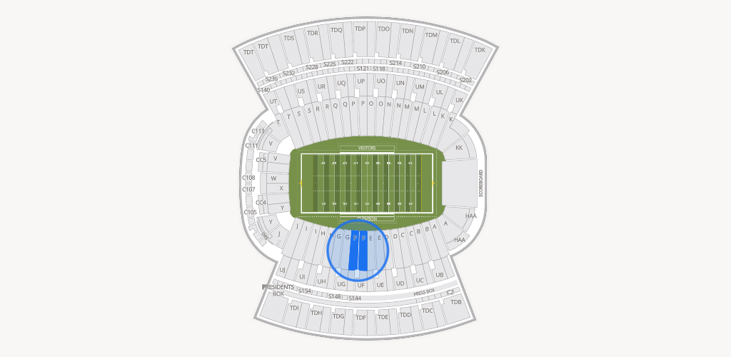 Clemson Memorial Stadium Seating Chart