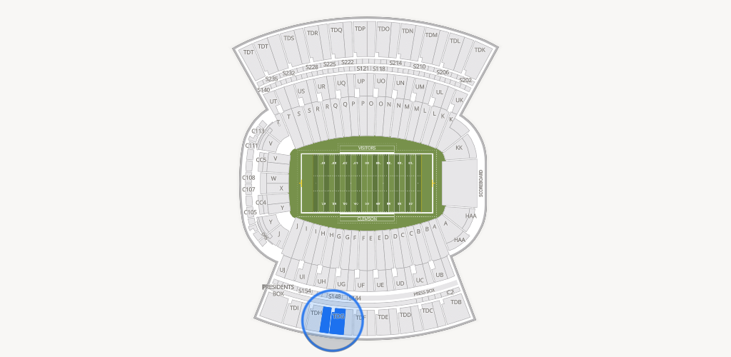 Clemson Memorial Stadium Seating Chart