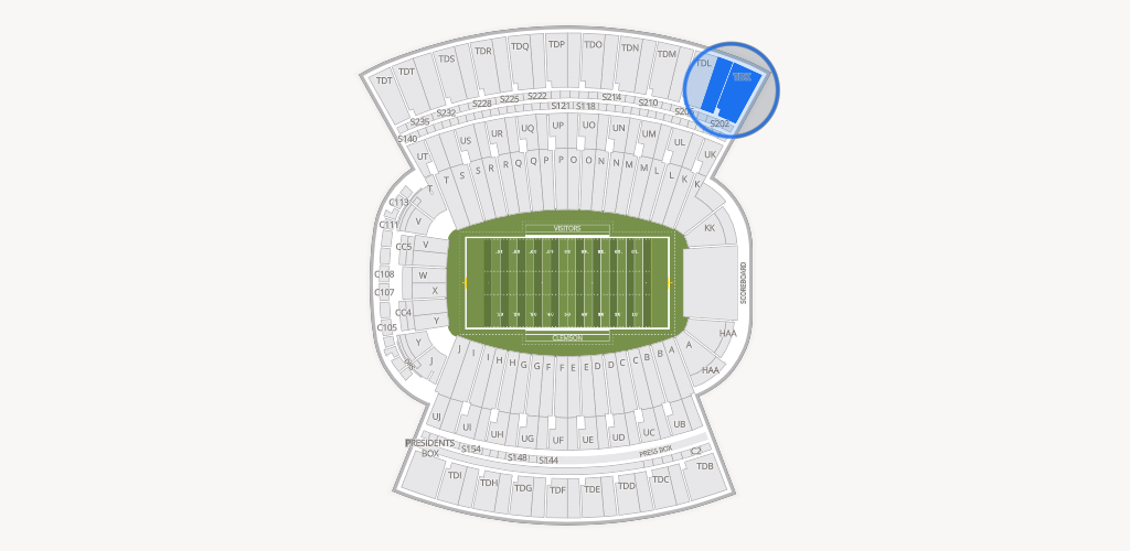 Clemson Memorial Stadium Seating Chart
