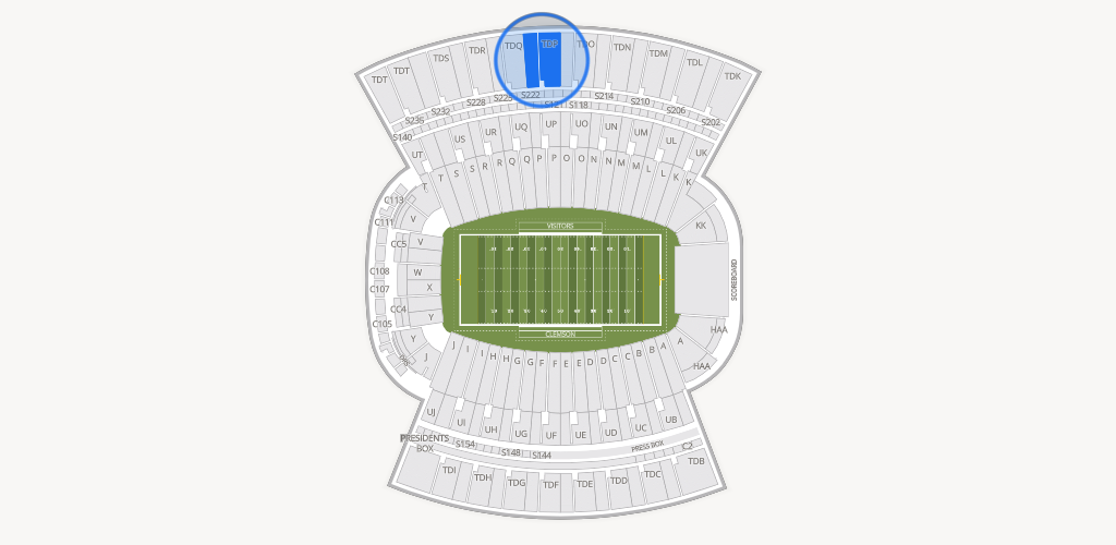 Clemson Memorial Stadium Seating Chart