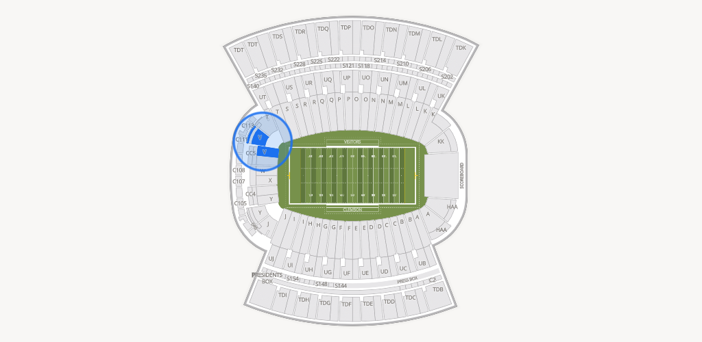 Clemson Memorial Stadium Seating Chart