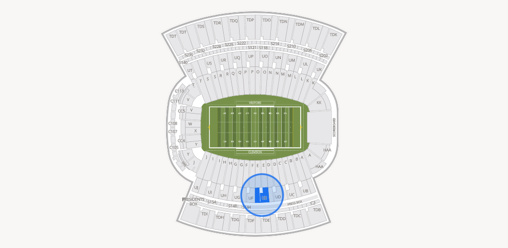 Clemson Memorial Stadium Seating Chart