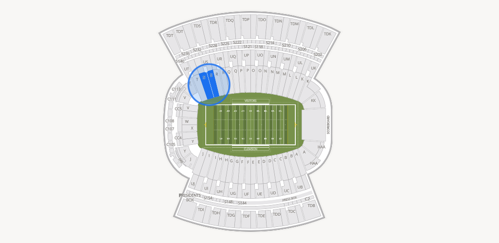 Clemson Memorial Stadium Seating Chart