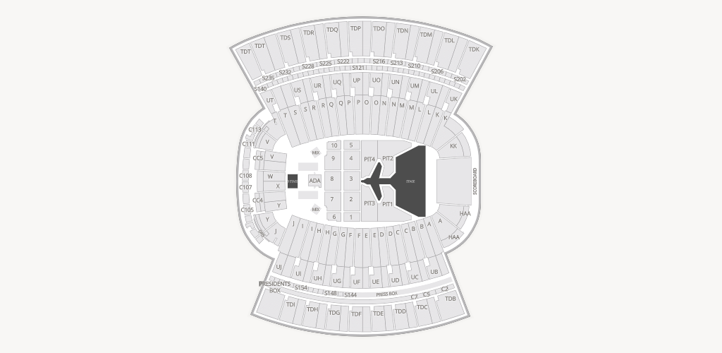 Clemson Memorial Stadium Seating Chart