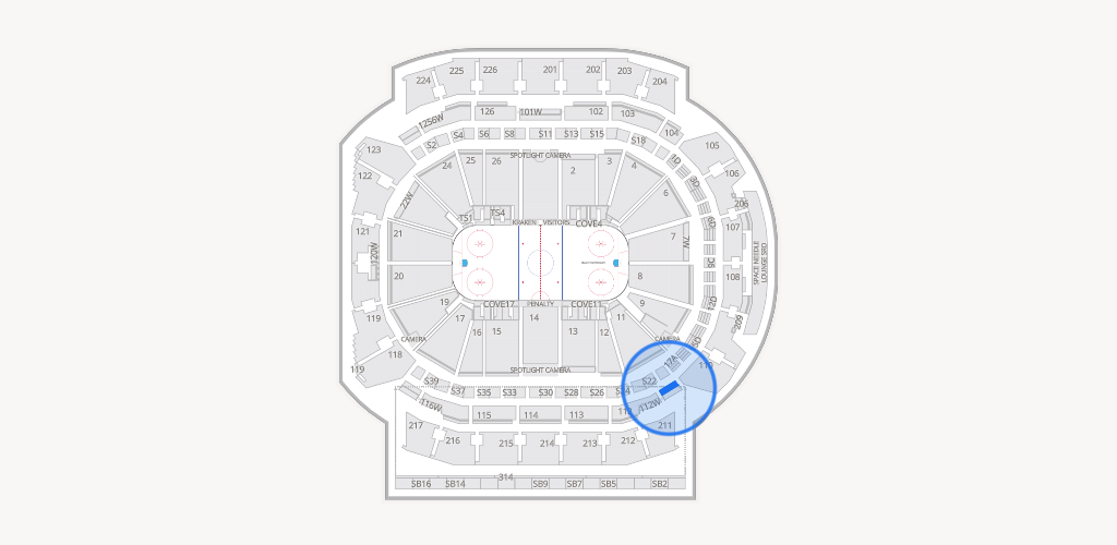 Climate Pledge Arena Seating Chart