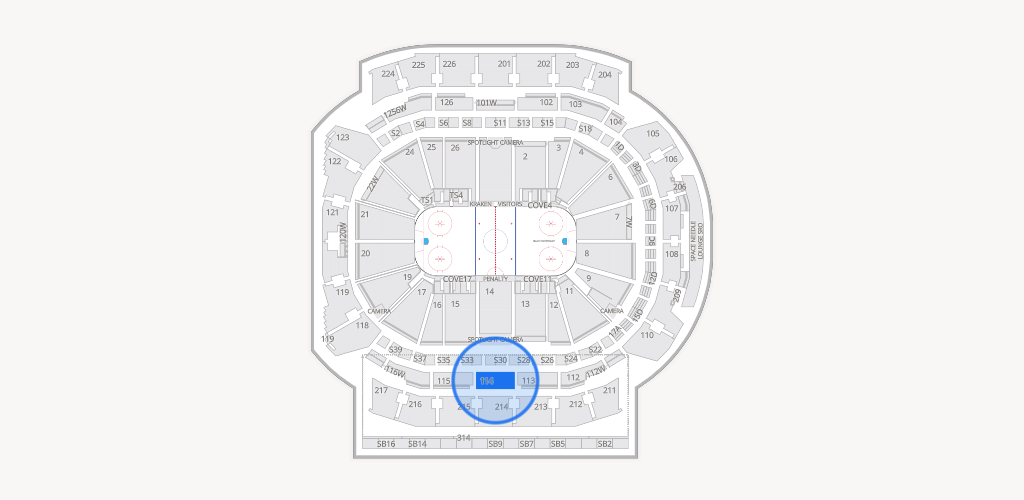 Climate Pledge Arena Seating Chart