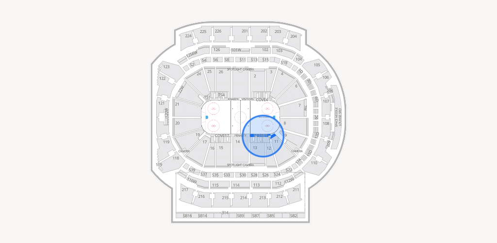 Climate Pledge Arena Seating Chart