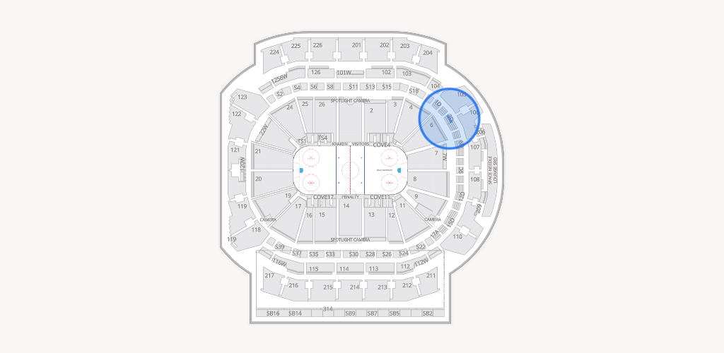 Climate Pledge Arena Seating Chart