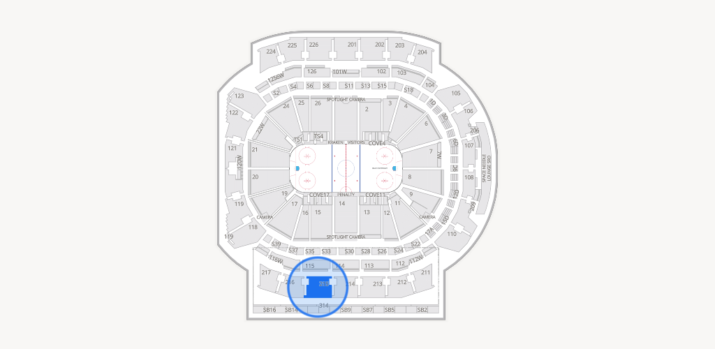 Climate Pledge Arena Seating Chart